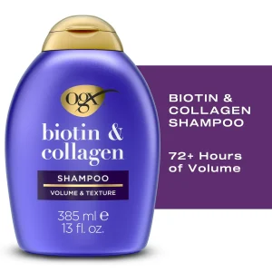 OGX Thick and Full, Biotin and Collagen Volumizing Shampoo, 13 fl. oz