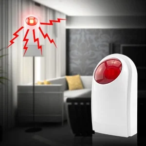 Outdoor Wireless Siren Home Security Burglar Alarm System 110dB Loud Alert